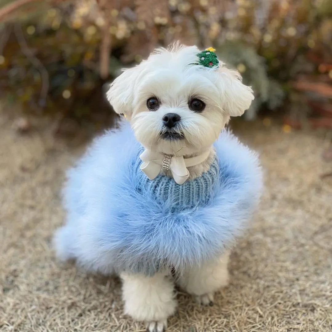 Fashionista Fluffy Dog Sweater